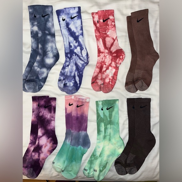 Hand Dyed Nike Socks - Picture 1 of 4